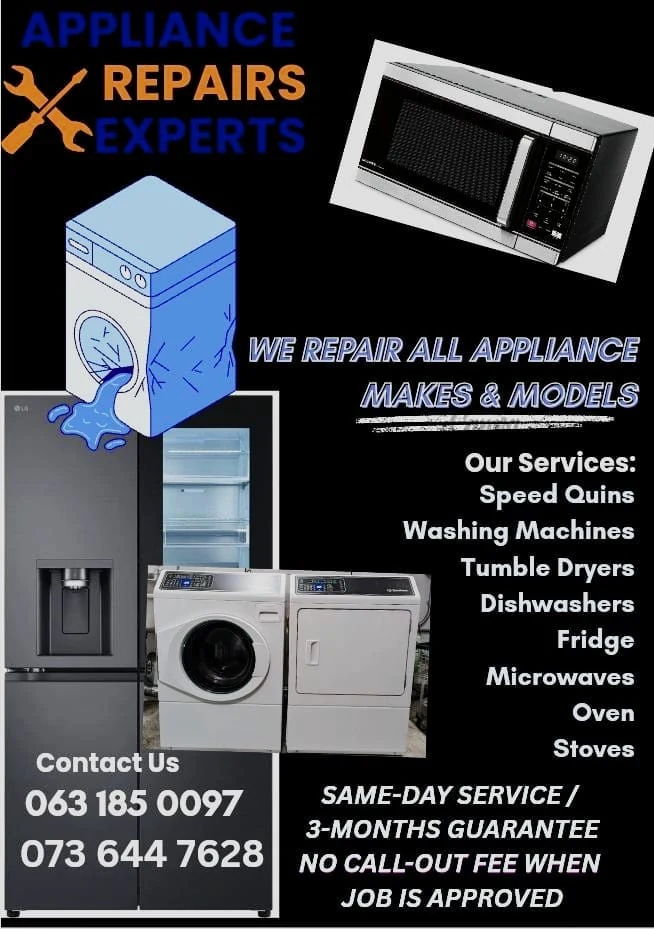 Appliance Repairs Experts original service advertisement